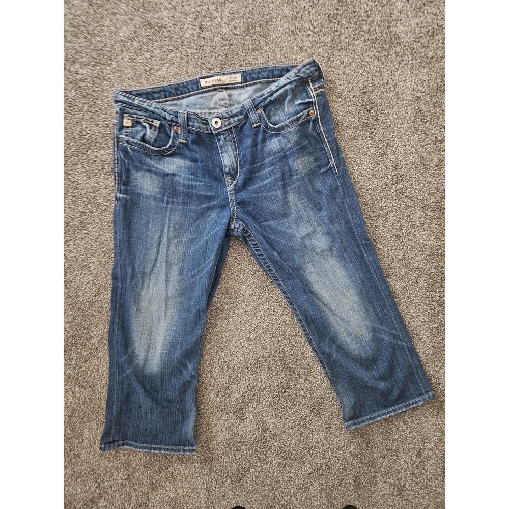 BIG STAR Maddie Mid Rise Fit Capri Jeans Size 32 Med Wash Crop‎ (34/21)